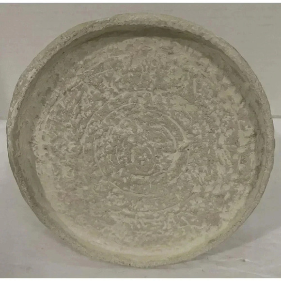 Stone Pillar Candle Holder 5.75”Candle Up To 1.5” Medium Beige Trend Candle Run - Picture 6 of 6